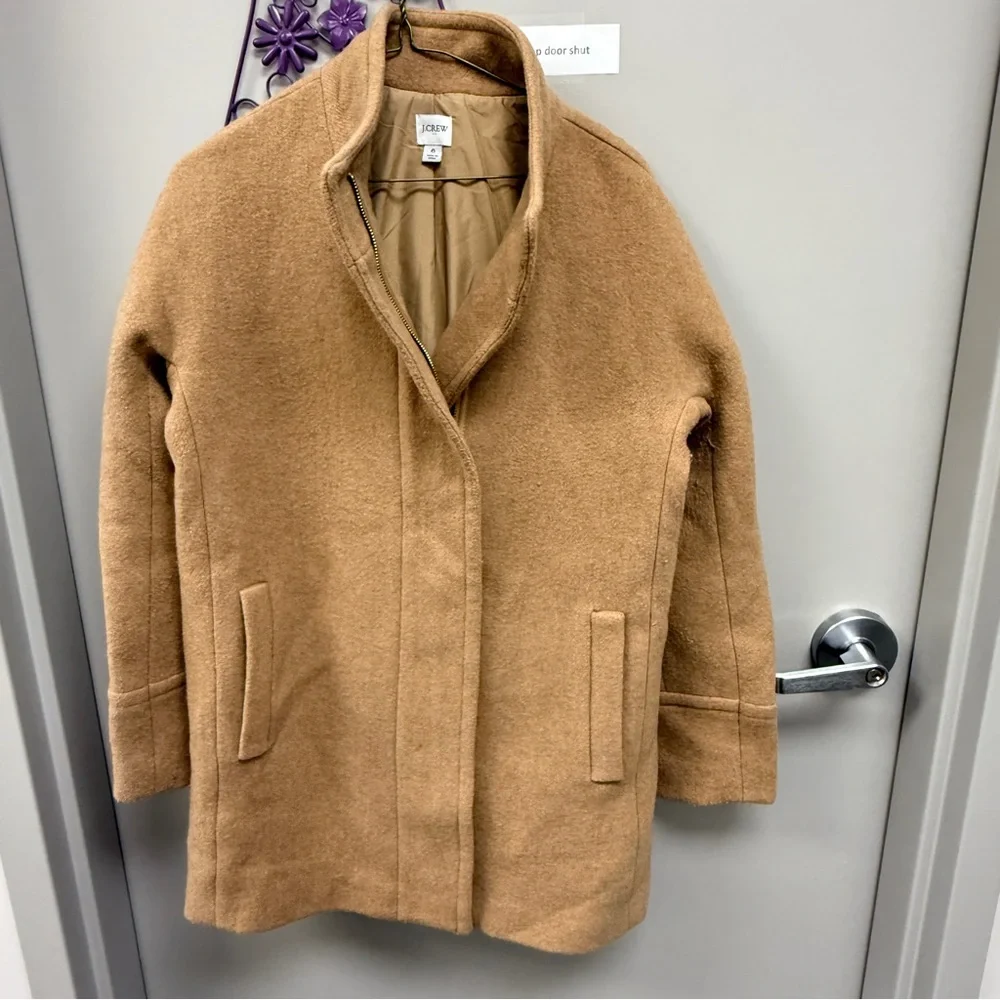 J. Crew Women's Camel Wool Jacket Sz 6‎